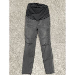 Madewell Maternity Skinny Jeans Womens Size 29 Gray Denim‎ Stretch